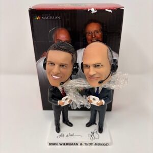 Chicago Blackhawks John & Troy Bobblehead Radio Broadcaster Night SGA NIB